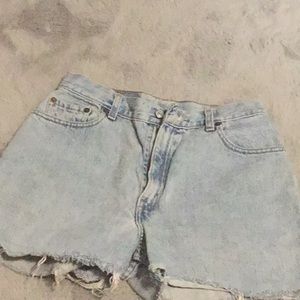 Vintage jean shorts